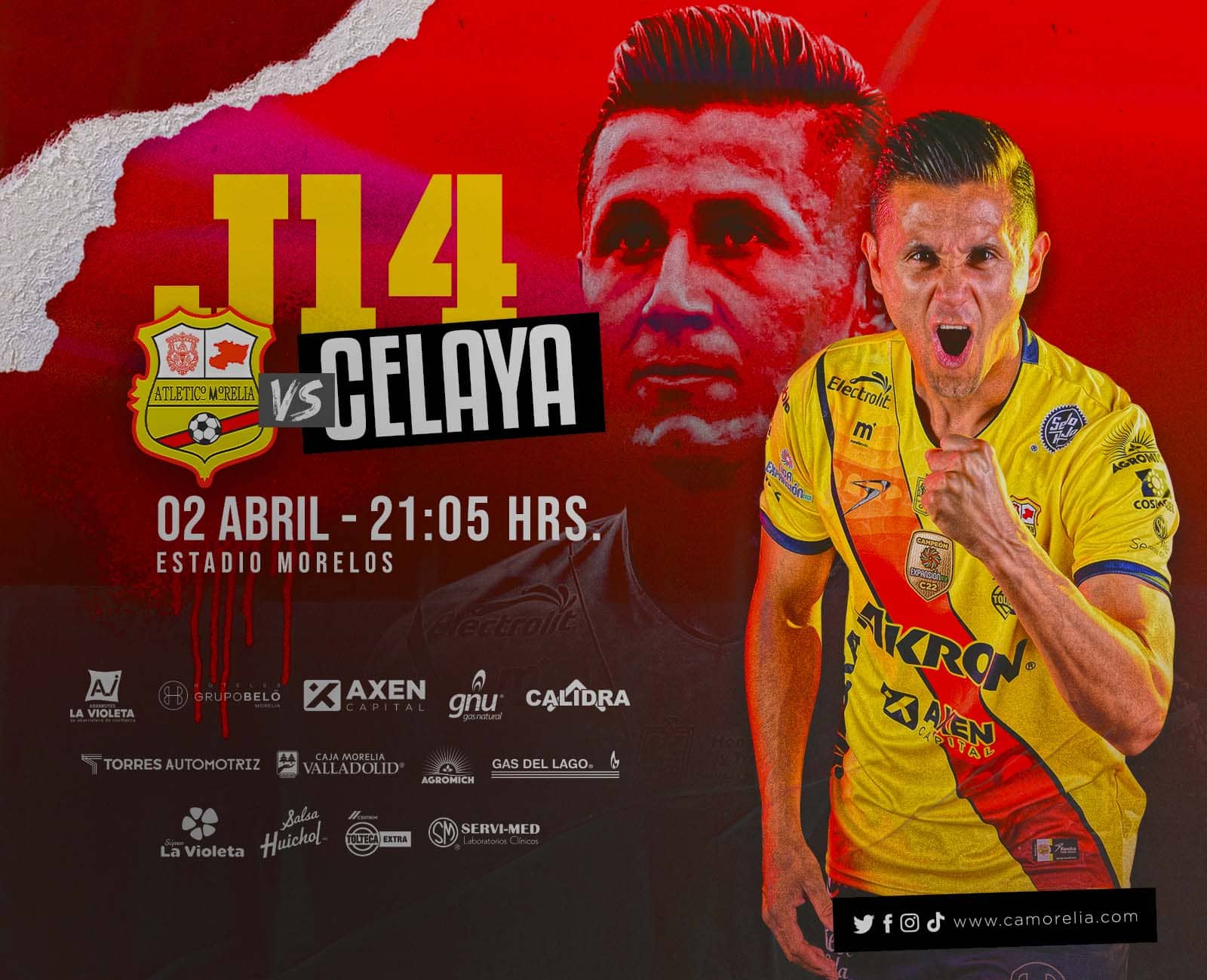 Boletomovil J14 Atlético Morelia vs Celaya