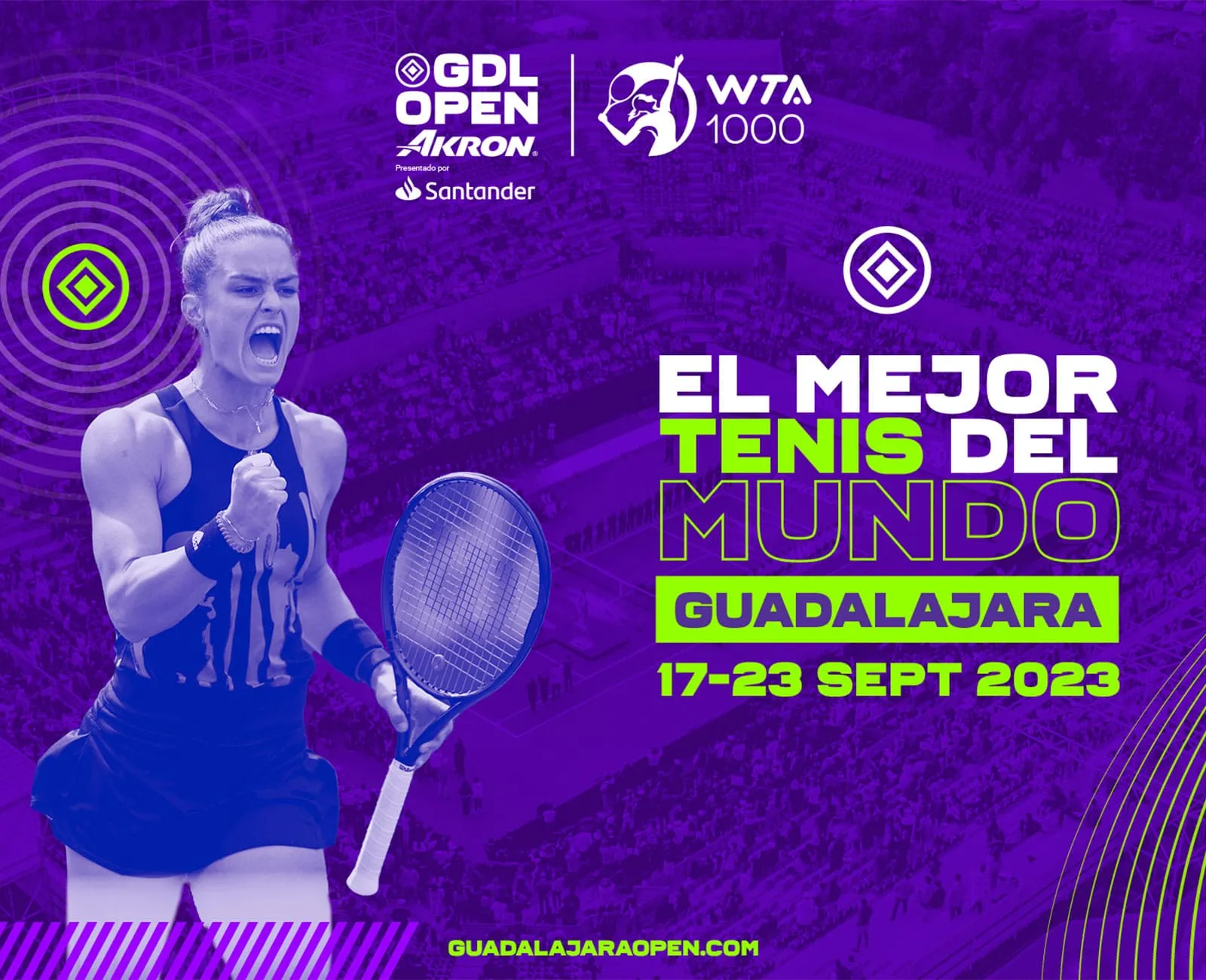 WTA 1000 GDL OPEN AKRON Presentado por Santander